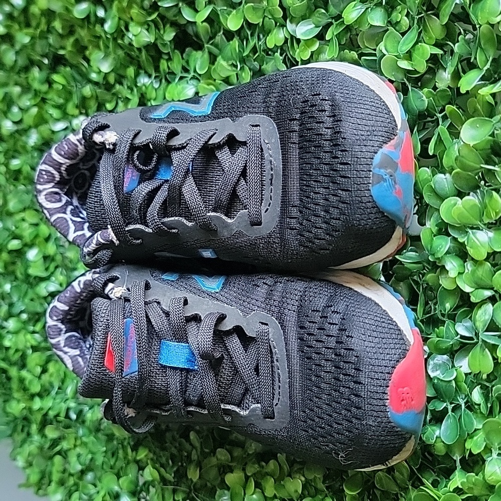 New Balance Charcoal and Sky Blue Running Shoes - Picture 2 of 7